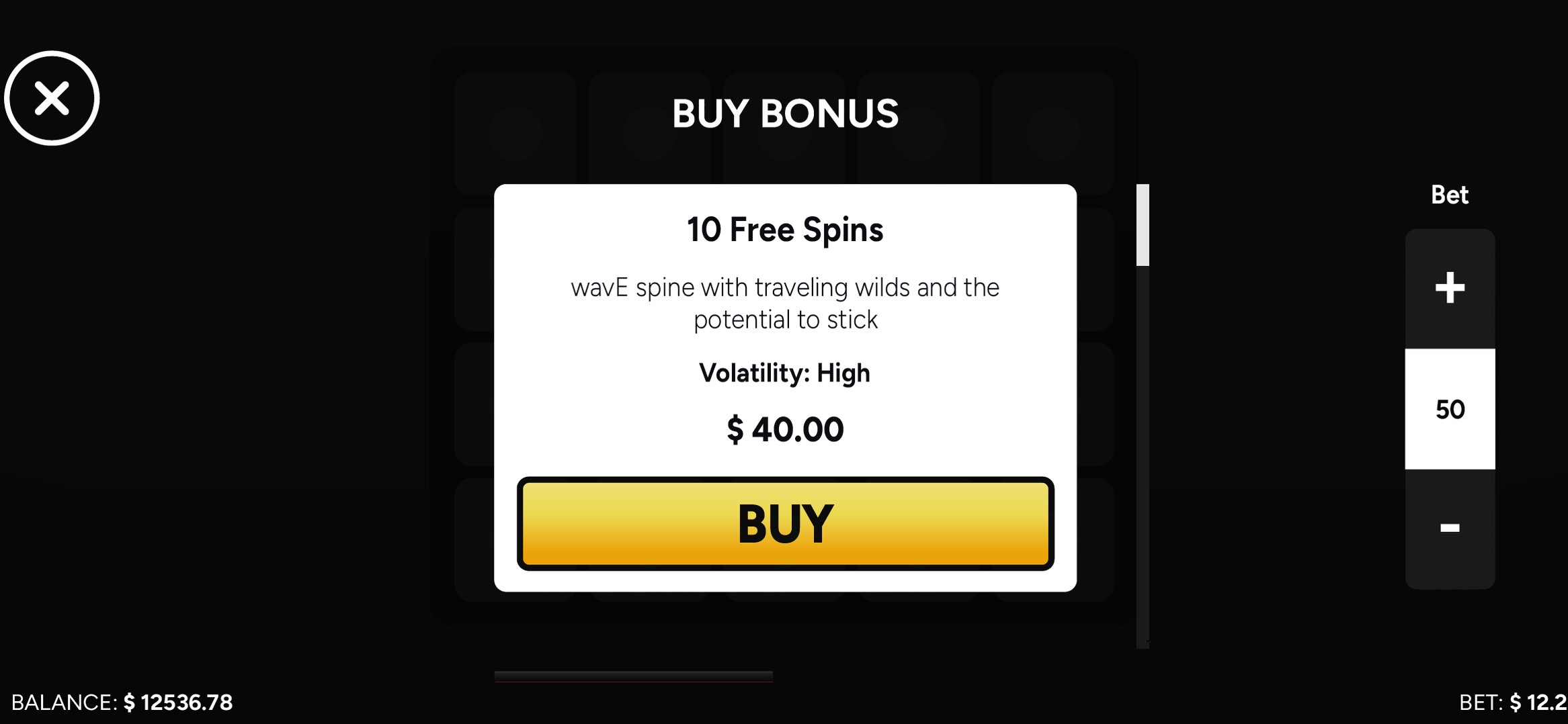 Before: BUY FEATURE